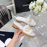 Chanel Lady Sandals White - 6