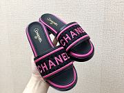 Chanel Lady Sandals Black Pink - 6