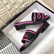 Chanel Lady Sandals Black Pink - 4