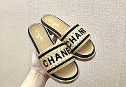 Chanel Lady Sandals Black Yellow - 4