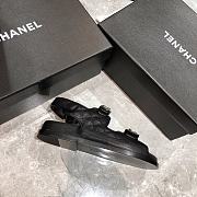 Chanel Lady Sandal Logo Black  - 4