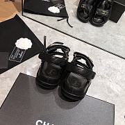 Chanel Lady Sandal Logo Black  - 6