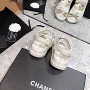 Chanel Lady Sandal Logo White - 6