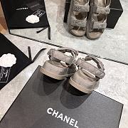 Chanel Lady Sandal Logo Beige - 5