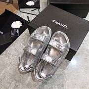 Chanel Lady Sandal Logo Silver - 4