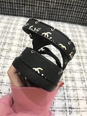 Chanel Sandal Logo Black - 2