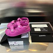 Chanel Sandal Logo Purple - 2