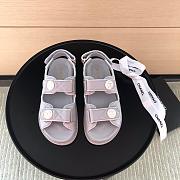 Chanel Sandal Logo Grey - 4