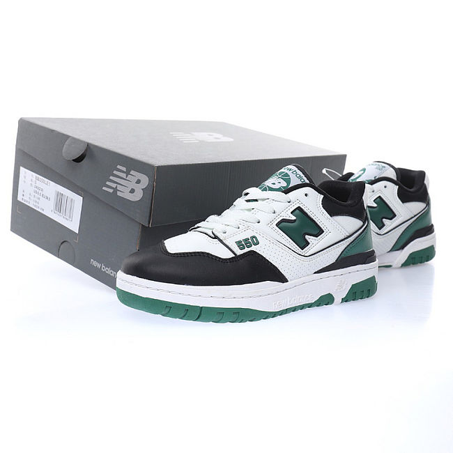 New Balance 550 White Green Black BB550LE1 - 1