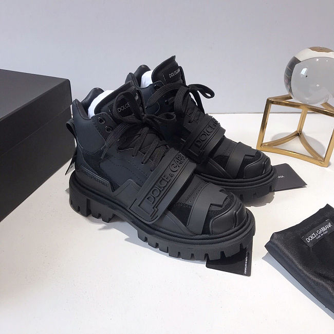 D&G Sneaker High Top All Black  - 1