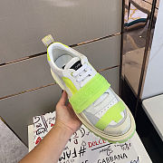 D&G Sneaker Low Top White Light Green - 6