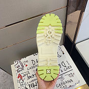 D&G Sneaker Low Top White Light Green - 5