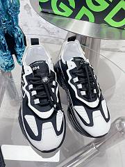 D&G Mixed-material Daymaster  Sneaker Logo Black White - 6