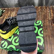 D&G Mixed-material Daymaster  Sneaker Logo Black Yellow - 4