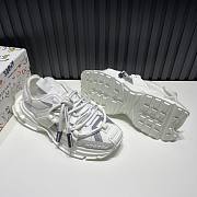 D&D Mixed-material Space Sneakers White - 5