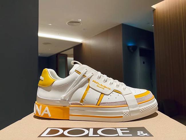 Mixed Material Custom 2.Zero  White Yellow - 1