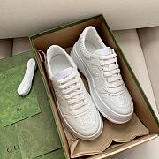 Gucci Women's Embossed Sneaker White - 1