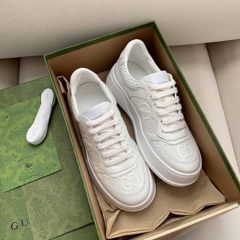 Gucci Women's Embossed Sneaker White