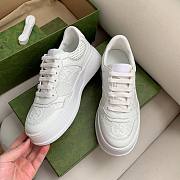 Gucci Women's Embossed Sneaker White - 4