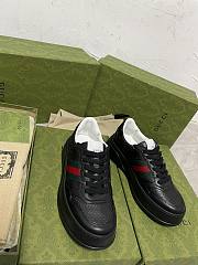 Gucci Women's Sneaker With Web Black  - 1