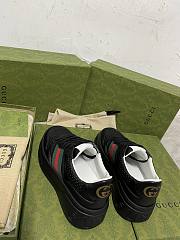 Gucci Women's Sneaker With Web Black  - 5