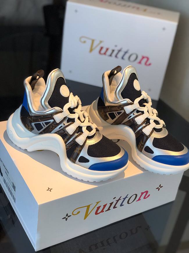 Louis Vuitton LVXLOL Arclight Trainer Black Blue 1A7ROQ - 1