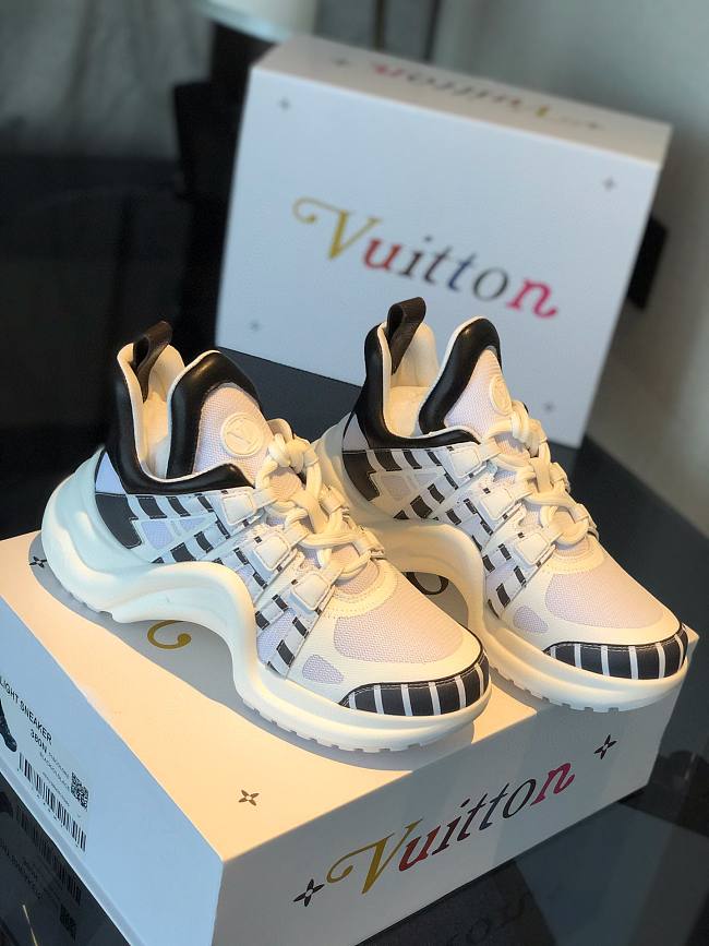 Louis Vuitton LVXLOL Arclight Trainer Black White - 1