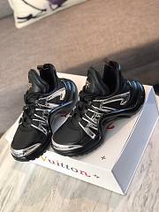 Louis Vuitton LVXLOL Arclight Trainer Black Silver - 3