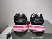 Balenciaga Black and Pink Track Sneakers  - 2