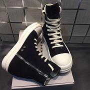 Rick Owens High Zip Shoes New Style - 5