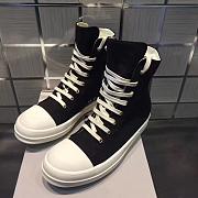 Rick Owens High Zip Shoes New Style - 6