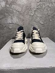 Rick Owens Abstract Low Top Black Milk - 2