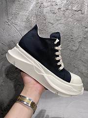 Rick Owens Abstract Low Top Black Milk - 4