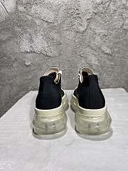 Rick Owens Abstract Low Top Black Milk Clear Soles - 4