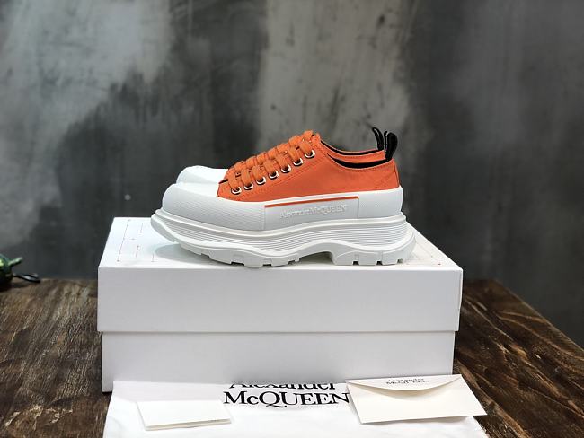 Alexander McQueen Low Boot Orange - 1