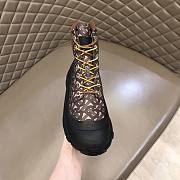 Burberry Arthur Sneakers High Black Brown - 4