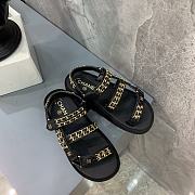 Chanel Lady Sandal Chain Black  - 1