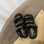 Chanel Lady Sandal Chain Black  - 2