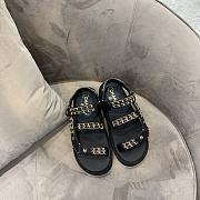 Chanel Lady Sandal Chain Black  - 4