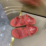 Chanel Lady Sandal Chain Red - 1