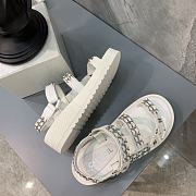 Chanel Lady Sandal Chain White - 4