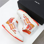 AMIRI Skel Top Hi Bandana White Orange PS22MFS016-665 - 3