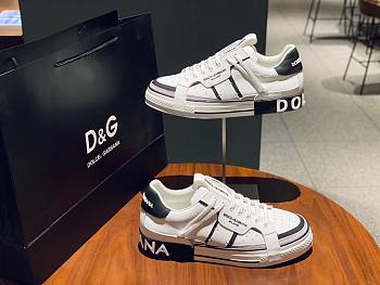 DOLCE & GABBANA Calfskin 2.Zero White