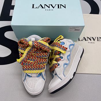 Lanvin Leather Curb Blue White