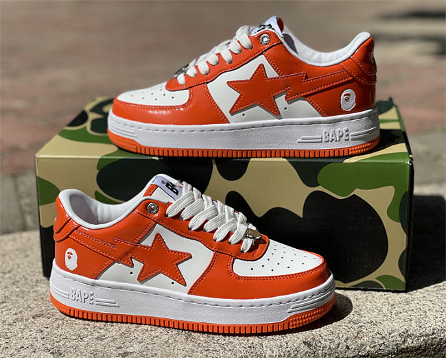 A Bathing Ape Bape Sta Low Orange - tipify.ru