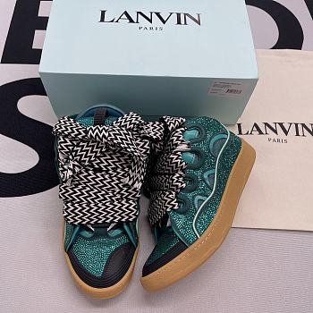 Lanvin Leather Curb Green