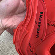 Balenciaga Triple S Allover Logo Red 536737W2FA16010 - 6