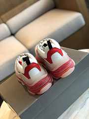 Balenciaga Triple S Clear Sole White Red 544351 W09OH 6506 - 4