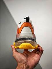 Balenciaga Triple S Clear Sole Orange Grey Black  - 6