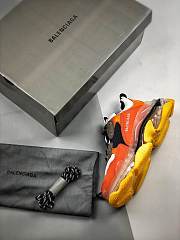 Balenciaga Triple S Clear Sole Orange Grey Black  - 5